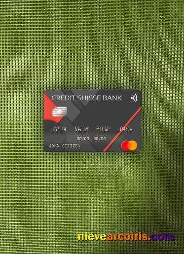 USA Credit Suisse Bank mastercard photolook